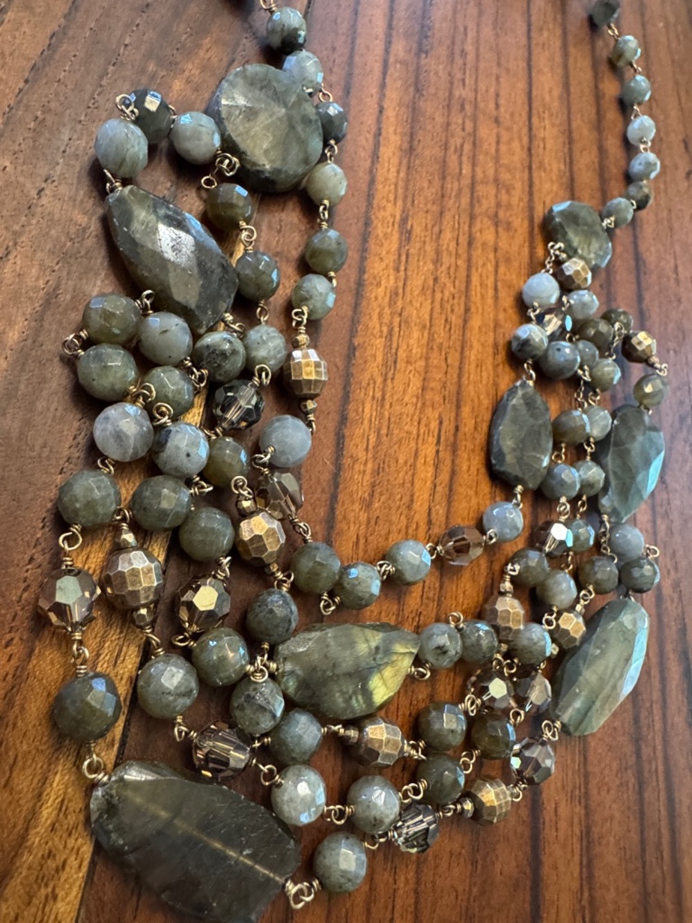 Chan Luu Multi-Strand Labradorite Necklace - Picture 4 of 5